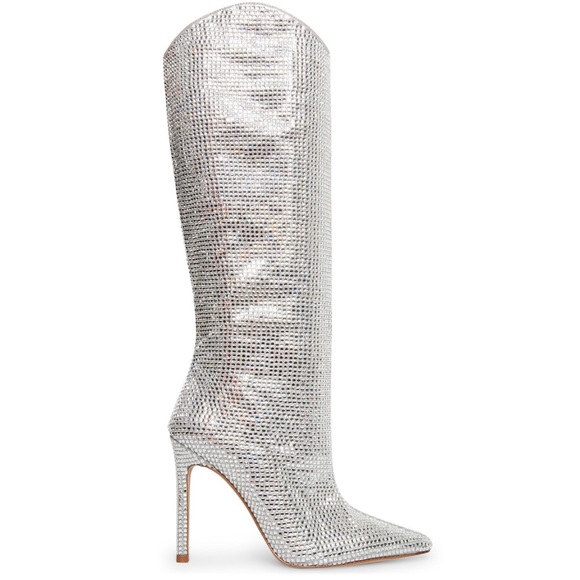 Steve Madden's Violetta Rhinestone Boots - Picture 3 of 7